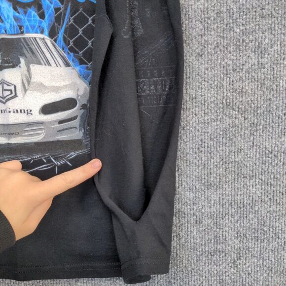 Gildan DryBlend Boys Justin Swanstrom Aftermath Tank Top Black Youth Large - Picture 5 of 16